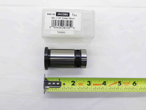 NEW JACOBS MILLING CHUCK SLEEVE / STRAIGHT COLLET SIZE 16mm I.D. X 1 1/4" O.D. - BR12054AN6