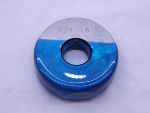 1/4 18 NPTF 6 STEP PIPE THREAD RING GAGE .25 .250 DRYSEAL TAPER CREST CHECK - DW40001AD6