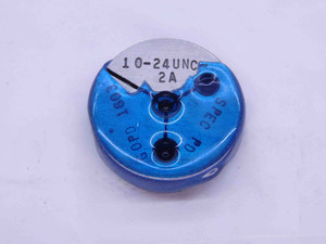 10 24 UNC 2A SPECIAL THREAD RING GAGE #10 .190 .1900 GO ONLY P.D. = .1603 CHECK - DW40071OB6