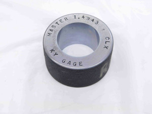 1.4943 CLASS X MASTER PLAIN BORE RING GAGE 1.5000 -.0057 UNDERSIZE 1 1/2 38 mm - JJ0066CZ5