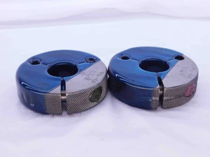 15/16 48 NS 2 THREAD RING GAGES .9375 GO NO GO P.D.'S = .9240 & .9201 CHECK - DW40083OB6