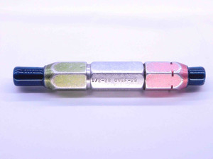 1/2 28 UNEF 2B THREAD PLUG GAGE .5 .50 .500 GO NO GO P.D.'S = .4768 & .4816 - DW40207AD6