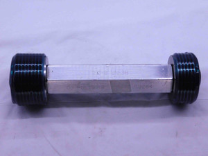 2" 8 UN 3B THREAD PLUG GAGE 2.0 2.00 2.000 GO NO GO P.D.'S = 1.9188 & 1.9264 - DW40234DG5