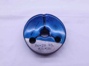 7/16 28 NS THREAD RING GAGE .4375 GO ONLY P.D. = .4111 7/16"-28 INSPECTION CHECK - DW40253AD6