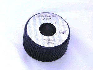 16.008 CLASS XX MASTER PLAIN BORE RING GAGE 16.000 +.008 OVERSIZE 16 mm .6302 - JJ0183CZ5