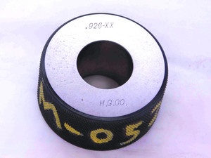 .9260 CL XX MASTER PLAIN BORE RING GAGE .9375 -.0115 15/16 23.520 .926 SETTING - JJ0196CZ5