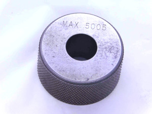 .5005 CLASS X MASTER PLAIN BORE RING GAGE .5000 +.0005 OVERSIZE 1/2 12.713 mm - JJ0247DH5