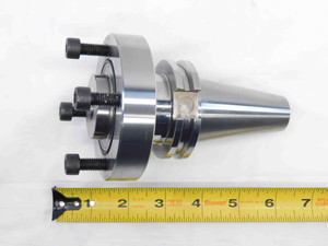 CAT40 SCHUNK 40mm PILOT / 50mm BOLT CIRCLE FACE MILL TOOL HOLDER COOLANT THRU - JG3312DH5