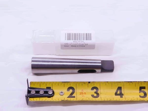 NEW MT#1 INSIDE TO MT#2 OUTSIDE MORSE TAPER ADAPTER SLEEVE 3 3/4 OAL MT1 MT2 - NS5399LVR
