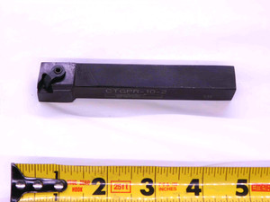 CARBOLOY CTGPR-10-2 LATHE TURNING TOOL HOLDER 5/8 SHANK TP-21 INSERTS 4 1/2 OAL - JJ0487CE5