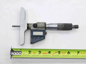 MITUTOYO No.329-711-30 DIGITAL DEPTH GAGE 0.00005" GRADUATION INSPECTION MIC - BR12175AS6