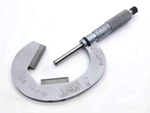 L.S. STARRETT No.483 SPECIAL 3 FLUTE V-ANVIL MICROMETER 1" - 2" RANGE MIC - BR12177AS6