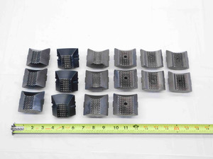 16pc LOT OF VARIOUS SIZES SERRATED COLLET PADS SOME SETS INCOMPLETE - BR12213CH5