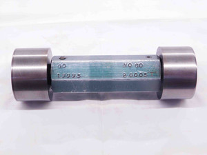 1.9995 & 2.0005 PIN PLUG GAGE GO NO GO 2.0000 -.0005 UNDERSIZE 2.0 51 mm 2" - NS5506AR6