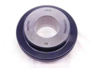 1.5535 CL XX MASTER PLAIN BORE RING GAGE 1.5625 -.0090 1 9/16 39.459 mm - NS5539AU6
