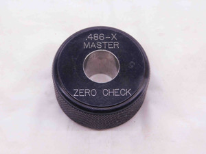.4860 CL X MASTER PLAIN BORE RING GAGE .4844 +.0016 31/64 12.344 mm .486 - NS5561AU6