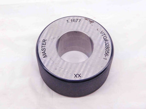 1.1677 CL XX MASTER PLAIN BORE RING GAGE 1.1563 +.0114 OVERSIZE 1 5/32 29.660 mm - NS5604AU6