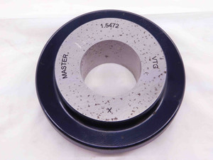 1.5472 CL X MASTER PLAIN BORE RING GAGE 1.5469 +.0003 1 35/64 39.299 mm - NS5634AU6