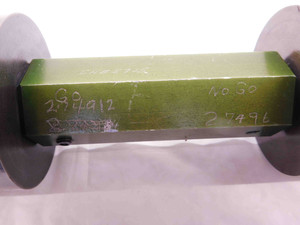 2.74912 & 2.7496 PIN PLUG GAGE GO NO GO 2.7500 -.0004 UNDERSIZE 2 3/4 70 mm - NS5671AR6