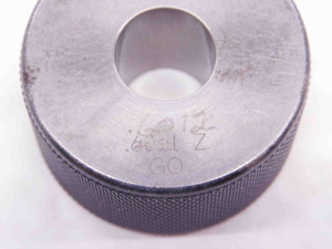 .6012 CLASS X MASTER PLAIN BORE RING GAGE .5938 +.0074 OVERSIZE 19/32 15.270 mm - NS5760AU6