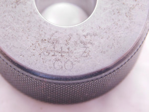 .6112 CLASS Z MASTER PLAIN BORE RING GAGE .6094 +.0018 UNDERSIZE 39/64 15.524 mm - NS5842AU6