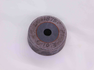 .1875 CARBIDE MASTER PLAIN BORE RING GAGE ONSIZE 3/16 4.763 mm SETTING - JJ0633AS6