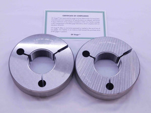 NEW 1 3/8 24 UNS 3A THREAD RING GAGES 1.375 GO NO GO P.D.'S = 1.3479 & 1.3446 - DW40468GFG