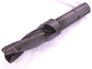 1 3/8 O.D. 9" OAL COOLANT THRU INDEXABLE INSERT DRILL 1 1/4 SHANK 2 FLUTE 1.375 - JJ0605AT6