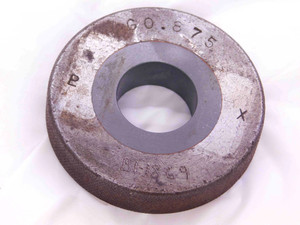 .8750 CLASS X CARBIDE MASTER PLAIN BORE RING GAGE ONSIZE 7/8 22.225 mm .875 - JJ0655AS6
