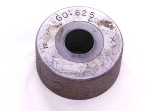 .6250 CL X CARBIDE MASTER PLAIN BORE RING GAGE ONSIZE 5/8 16 .625 SETTING CHECK - JJ0676AS6