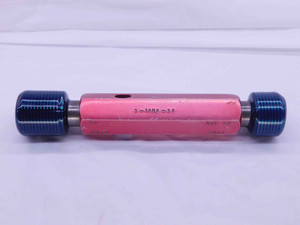1" 14 UNS 3B THREAD PLUG GAGE 1.0 1.00 1.000 GO NO GO P.D.'S = .9536 & .9588 - DW40489SLW