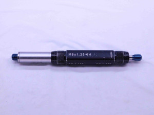LEITECH M8 X 1.25 6H METRIC DEPTH THREAD PLUG GAGE 8 GO NO GO PD = 7.188 & 7.348 - DW40491SLW