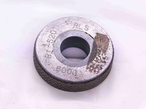 .5000 CARBIDE MASTER PLAIN BORE RING GAGE ONSIZE 1/2 12.700 .500 SETTING CHECK - JJ0689AS6