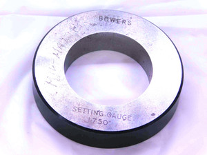 1.7500 MASTER PLAIN BORE RING GAGE ONSIZE 1 3/4 44.450 mm 1.750 INSPECTION CHECK - JJ0730AX6