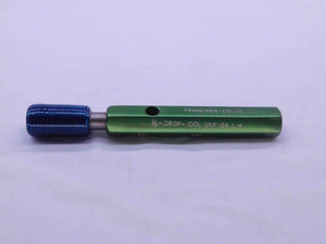 1/2 20 UNF 2A LEFT HAND DOUBLE LEAD SET THREAD PLUG GAGE .5 GO ONLY P.D. = .4662 - DW40507SLW