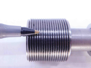 1 1/8 20 NS 3 SET THREAD PLUG GAGE 1.125 1.1250 NO GO ONLY P.D. = 1.0885 CHECK - DW40541SLW