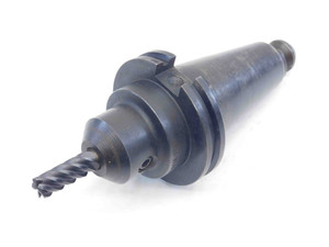 CAT50 BENDIX 1/2 I.D. SOLID END MILL TOOL HOLDER .5 STUB 2 1/2 PROJ. 65616 - JG3761DH5