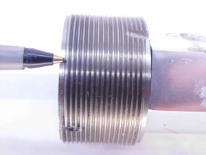 1 9/16 20 UN 3B THREAD PLUG GAGE 1.5625 GO NO GO P.D.'S = 1.5300 & 1.5346 CHECK - DW40574CD5