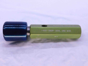 1.46 20 UNS MOD 4 LEAD SET THREAD PLUG GAGE 1.460 1.4600 GO ONLY P.D. = 1.4236 - DW40601SLW