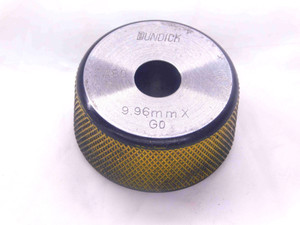 9.960 CL X MASTER PLAIN BORE RING GAGE 10.000 -.040 UNDERSIZE 10 mm .3921 9.96 - JJ0880AX6