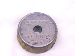 5.061 CL XX MASTER PLAIN BORE RING GAGE 5.000 +.061 5 mm .1993 SETTING CHECK - JJ0893AX6