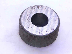 .7480 CLASS XX MASTER PLAIN BORE RING GAGE .7500 -.0020 UNDERSIZE 3/4 19 mm .748 - JJ0896AX6