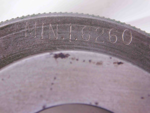 1.6260 CL X MASTER PLAIN BORE RING GAGE 1.6250 +.0010 1 5/8 41.300 mm 1.626 - JJ0929AX6