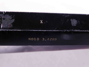 3.4289 CLASS X PIN PLUG GAGE 3.4375 -.0086 UNDERSIZE 3 7/16 87 mm INSPECTION - NS5883AS6