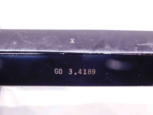 3.4189 CLASS X PIN PLUG GAGE 3.4219 -.0030 OVERSIZE 3 27/64 87 mm INSPECTION - NS5884AS6