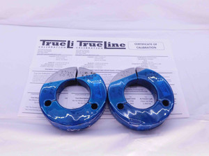 CERTIFIED 2 7/16 16 UN 2A THREAD RING GAGES 2.4375 GO NO GO = 2.3952 & 2.3897 - DW40660TLC