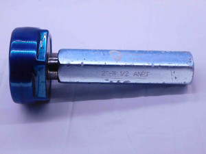 2" 11 1/2 ANPT 6 STEP VERMONT PIPE THREAD PLUG GAGE 2.0 A.N.P.T. CREST CHECK - DW40685AK6