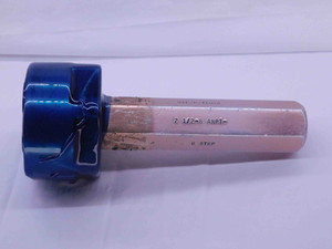 2 1/2 8 ANPT 6 STEP PIPE THREAD PLUG GAGE 2.5 2.50 2.500 A.N.P.T. CREST CHECK - DW40686AK6