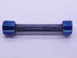 1 1/8 18 UNJEF 3B THREAD PLUG GAGE 1.125 GO NO GO P.D.'S = 1.0889 & 1.0935 CHECK - DW40711DH5