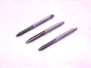 3pcs NEW #6 32 NC HSS PLUG TAP 3 STRAIGHT FLUTE 0.138 UNC THREADING 6-32 - JJ1152AC6